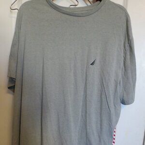 Men's Nautica 3XL Light Gray Short Sleeve T-Shirt